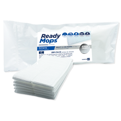 CleaningBox ReadyMops P Allzweck Reichweite 20 m², 42x13 cm, weiß, 5er ZIP-Pack